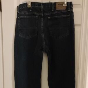 Wrangler Men's Dark Blue Relaxed Jeans